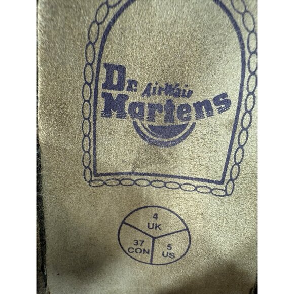 Vtg Doc Dr Martens Flower Cutout Chunky Sandals Womens Sz US 5 Made In England - Picture 11 of 14